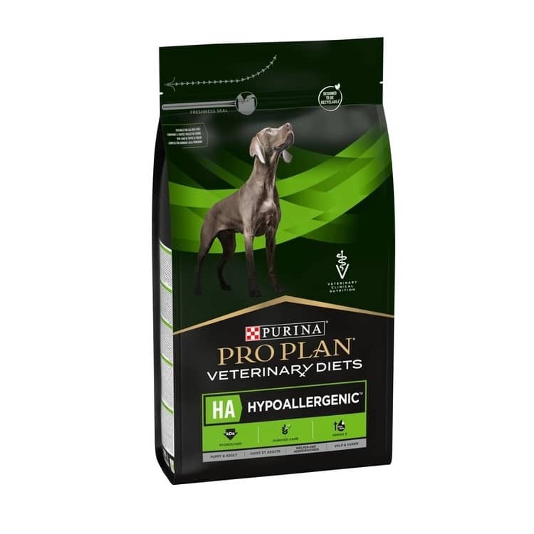 Pro Plan Veterinary Diets HA Hypoallergenic veterinārā suņu barība alerģijām 11 kg